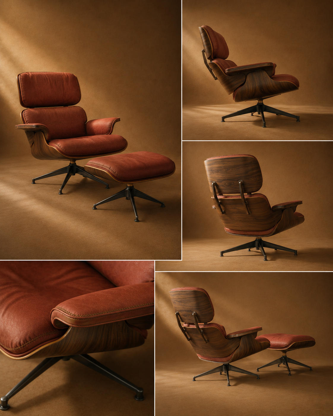 Lounge Nº 01 reference sheet — five angles